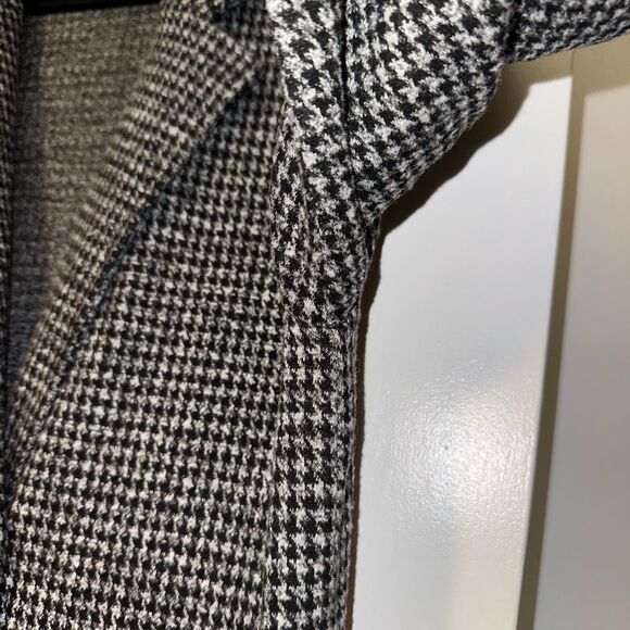 Madewell Medium Redford Houndstooth Button Down Collared Women’s Jacket EUC - Picture 4 of 12